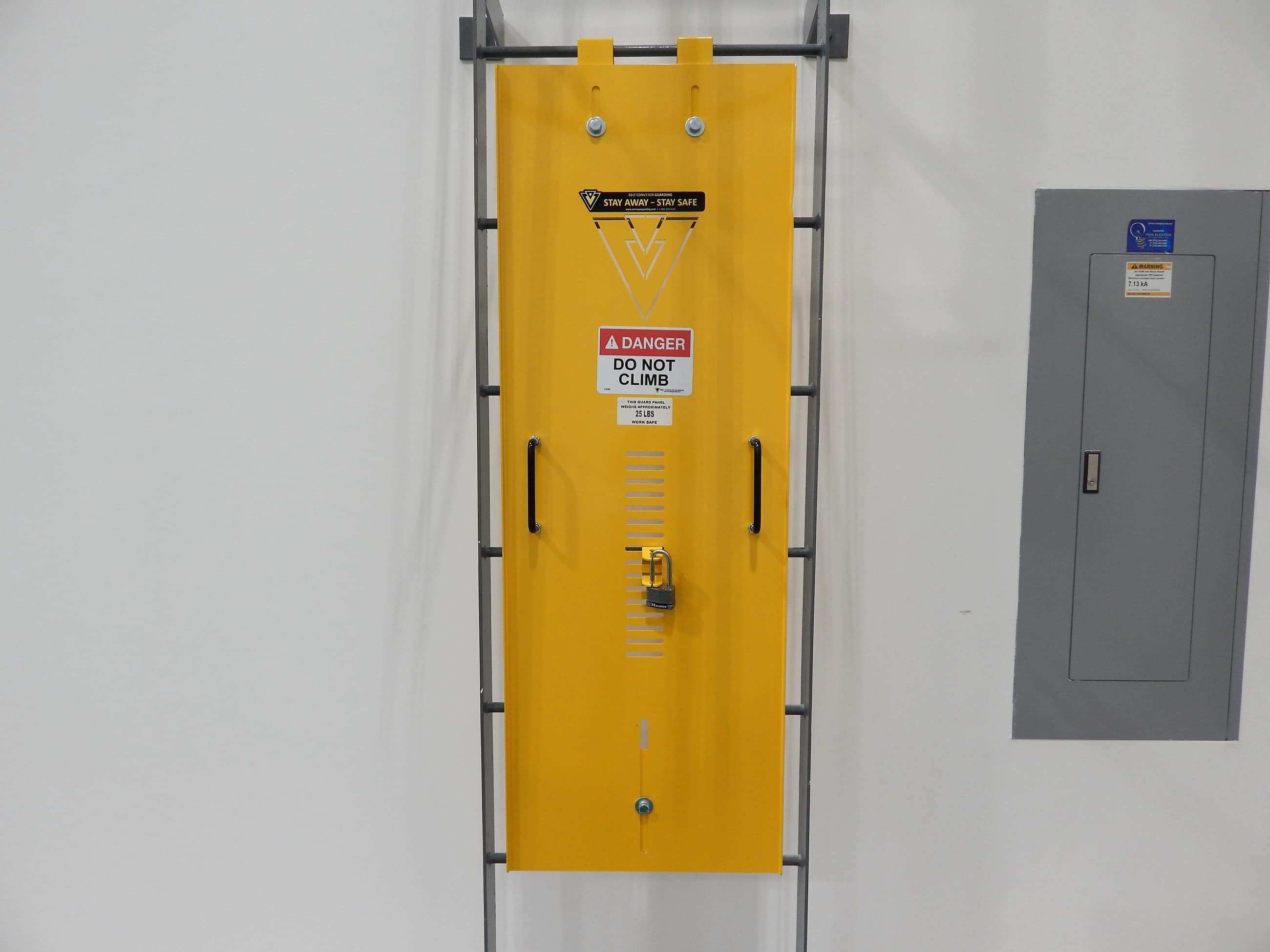 Access Ladder Safety Guard Custom Lockable Ladder Guards